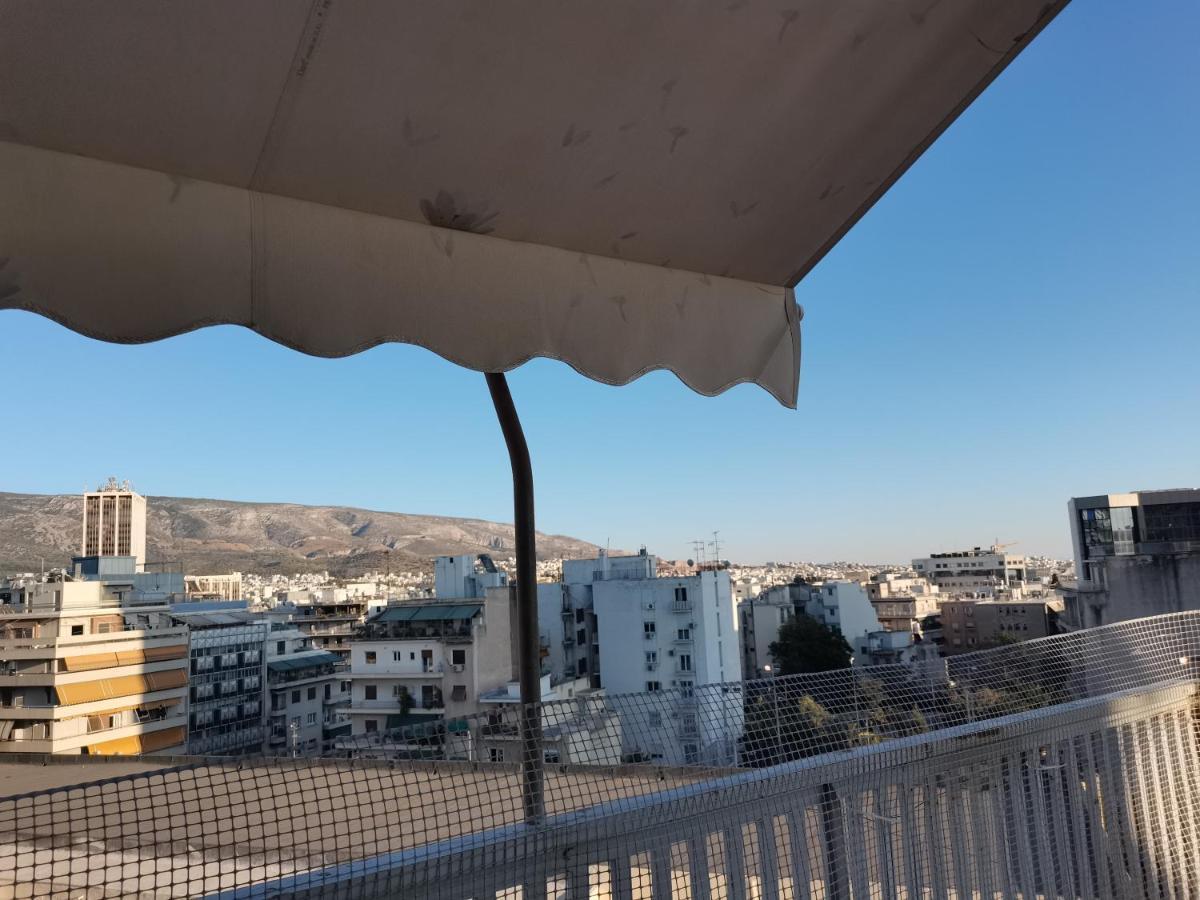 Penthouse Spacious W Super Wifi & Terrace, 2 Min From Metro Athene Buitenkant foto